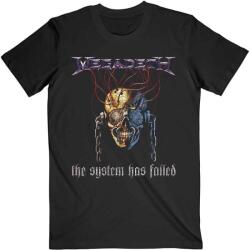 Megadeth Systems Fail Black XL Ing (MEGATS06MB04)