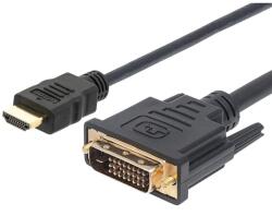 TECHLY Cablu HDMI tata - DVI-D tata, 10M, Techly, Negru, ICOC HDMI-D-100