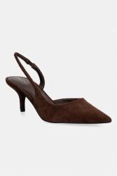 Aldo pantofi cu toc stiletto din piele întoarsă STESSYLOWSLING 9BY2-OBDWR7_89X