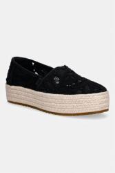 Toms espadrilles platformos női VALENCIA - fekete Női 42