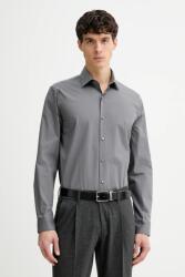 Calvin Klein férfi ing pamut elasztánnal - szürke 40 - answear - 18 990 Ft