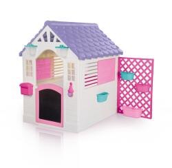 Dolu Casuta Deluxe Pentru Copii - Alb & Roz - Dolu (d2582) Casuta pentru copii