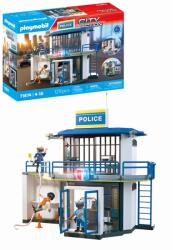 Playmobil Jucarie De Rol Statie De Politie Cu Sala De Interogatoriu - Playmobil Action Heroes (pm71874)