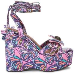 Kurt Geiger London szandál éksarokkal Butterfly Ankle Tie Wedge - többszínű Női 41