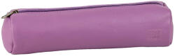 OXFORD Penar etui rotund din piele naturala, violet (400187510) Penar