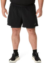 ASICS Road 2in1 5 inch Short férfi futó rövidnadrág XXL (2011D245-001-2XL)
