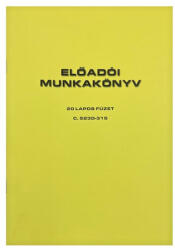  Nyomtatvány előadói munkanapló A/4 20 lapos álló - robbitairodaszer