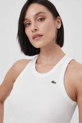 Lacoste top női pamut - bézs 34