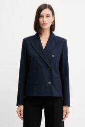 Weekend Max Mara pamut blézer TAPPETO - sötétkék 40