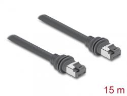 Delock Cablu de retea RJ45 Cat. 6 compatibil cu Starlink Gen3 15m Gri, Delock 90667 (90667)