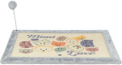 TRIXIE Mimi Scratching mat with toy kaparószőnyeg macskamentával (70x45cm) szürke (028-48183)