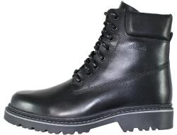 Nicolis Ghete barbati, negru, casual, piele naturala, imblanite, cu toc, Nicolis 42468-Negru (Marime: 43) (42468-Negru-43)