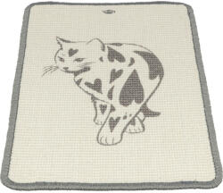 TRIXIE Mimi Scratching mat with toy kaparószőnyeg macskamentával (70x45cm) szürke (028-48185)