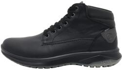 Grisport Ghete barbati, negru, casual, piele naturala, impermeabile, cu talpa groasa, Grisport 860308-44105A5G-Negru (Marime: 45) (860308-44105A5G-Negru-45)