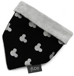  Meleg nyálkendő/sál - Black Grey Miky