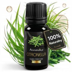 Aromaholik Citronella illóolaj Természetes Szúnyogriasztó Illat Otthon Kertjébe (OLEJEK ETERYCZNY AROMAHOLIK 10ML)