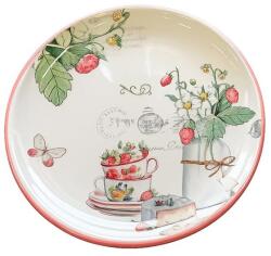 Yala Epres kerámia lapostányér - 25 cm - Strawberry (Q172982)