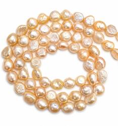  Margele Perle de Cultura Roz Neregulate 9-12x9-10 mm Lungime Sirag 36 cm