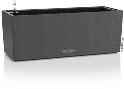 Lechuza BALCONERA Stone 50 cm műanyag balkonláda graphite black