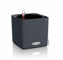 Lechuza CUBE Color Slate műanyag növénytartó 14 cm