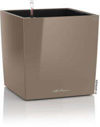 Lechuza CUBE Premium Taupe High Gloss műanyag növénytartó 50 cm