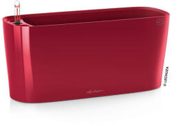 Lechuza DELTA 20 cm műanyag növénytartó kivehető belsővel scarlet red high gloss