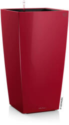 Lechuza CUBICO Premium Scarlet Red High Gloss műanyag növénytartó 30 cm