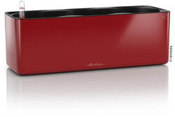 Lechuza CUBE Premium Triple 40 cm műanyag növénytartó kivehető belsővel scarlet red highgloss