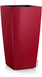 Lechuza CUBICO Premium Scarlet Red High Gloss műanyag növénytartó 22 cm