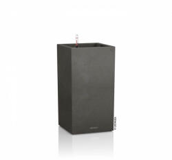 Lechuza CANTO Stone Graphite Black High Magas műanyag növénytartó 30 cm