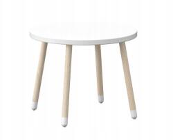 Flexa Fa gyerekasztal Flexa tömör kőris fehér 60 cm (82-50103-40)
