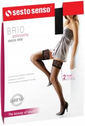 Sesto Senso önhordó szexi necc harisnya Brio fekete 1/2 (PP0287)