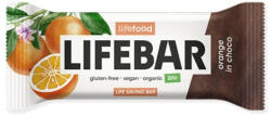 Lifefood Baton cu portocale invelit in ciocolata bio 40g Lifebar