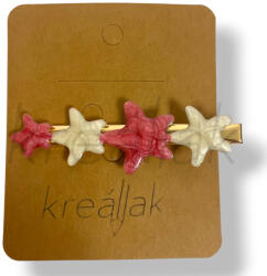  Pink csillagos hajcsipesz
