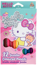 COOLPACK Színes ceruza, COOLPACK Hello Kitty - 10531, 12 db-os, háromszögletű, vastag (SZCC10531)