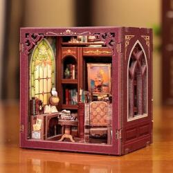 Cartartem Puzzle 3D, Mini cotor de carte Gentlemans Lounge, Cartartem, Lemn