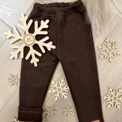  Zsuzsi bélelt leggings Színes Csokoládé 110
