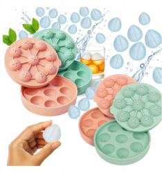 Bimberek 4x Szilikon Jégkocka Forma Tulipán Jégkocka Formák 3D (DO LODU TULIPAN)