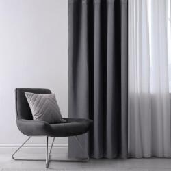 decoDoma Draperie groasă blackout RESTILO grafit 140 x 245 cm set 2 buc