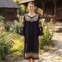 Ie traditionala Rochie Brodata Trandafira