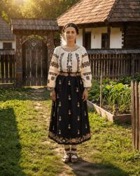 Ie traditionala Set traditional format din ie si fusta 49