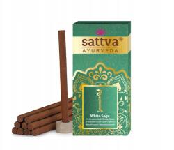 SATTVA Indiai Oszlopos Füstölő Fehér Zsálya (10 db) 20 g Sattva (1234)