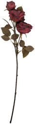 Clayre & Eef Floare artificiala rosie verde 12x15x70 cm (5PL0245R)