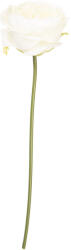 Clayre & Eef Trandafir alb verde artificial 9x9x35 cm (5PL0237W)