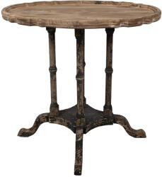 Clayre & Eef Masa lemn maro vintage 66x42x64 cm (5H0690)