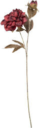 Clayre & Eef Floare artificiala rosie verde 14x17x73 cm (5PL0243R)