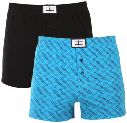 Nedeto 2PACK boxeri largi bărbați Nedeto multicolori (2NTV04) L (184468)