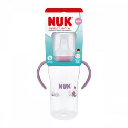Nuk Flacon pentru copii NUK Perfect Match pentru învățat Hippo 260 ml
