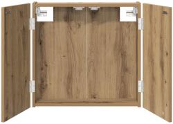 vidaXL Кабинет за дартборд Дъб артизан 56 x 12 x 53, 5 см (8006667)