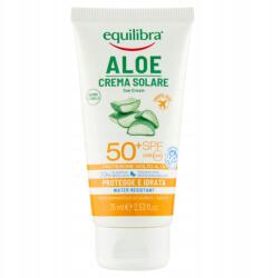 Equilibra fényvédő krém Spf 50+ aloe verával 75 ml (146135)